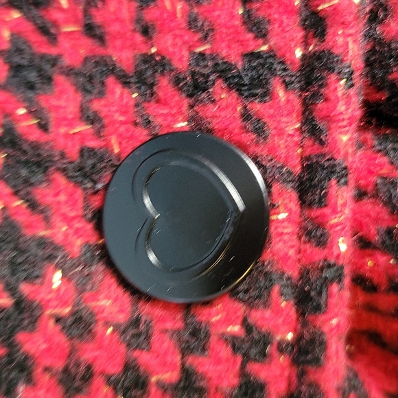 NWT London Fog Plaid Girl's Coat Size 12M - Picture 6 of 10